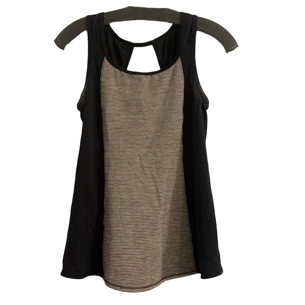 Lululemon Run: Speed Squad Tank Tonka Stripe Cashew/Black